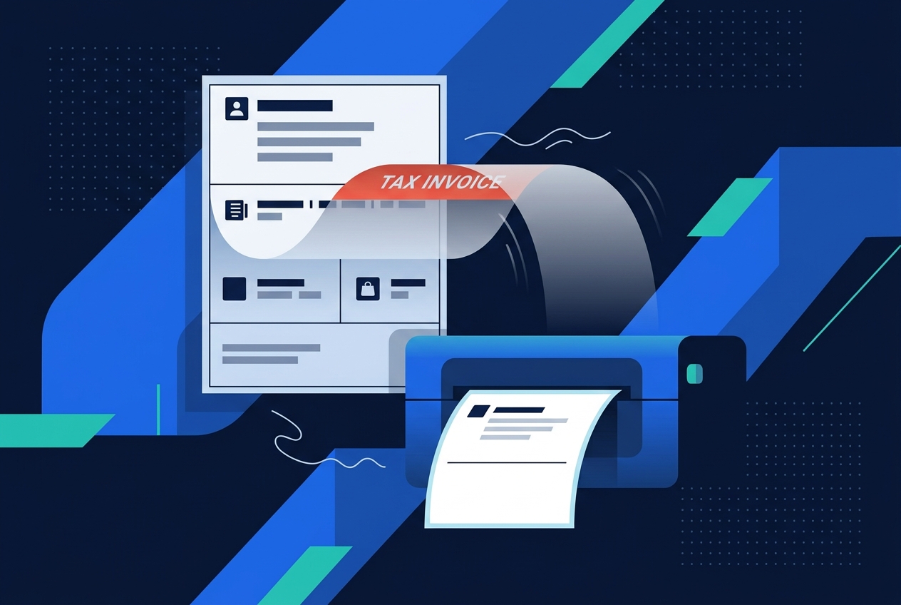 Meesho label PDF with tax-invoice strip before cropping